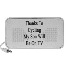 Dank das Radfahren meines Sohns sind auf TV.png Tragbare Lautsprecher