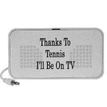 Dank Tennis bin ich im Fernsehen Tragbare Speaker