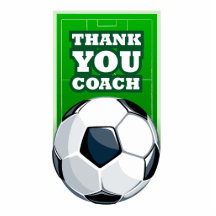 Danke Fußballtrainer Photoausschnitt