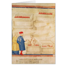 Dante und Virgil entdecken Zählung Ugolino Grußkarten