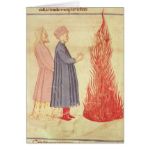 Dante und Virgil erkennen Ulysees Karte