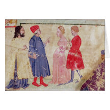 Dante und Virgil mit Francesca DA Rimini Karten