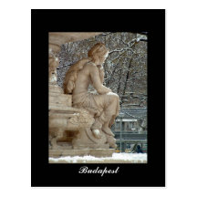 Danubius Brunnen, Budapest Postkarte