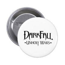 Darkfall ruchloses Kriegs-Logo-runder Knopf Buttons