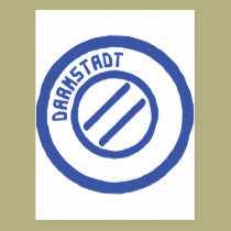 Darmstadt poststempel postkarten