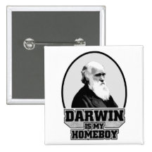 Darwin ist mein Homeboy Button