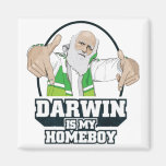 Darwin ist mein Homeboy (farbenreich) Magnete