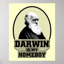 Darwin ist mein Homeboy Plakatdruck