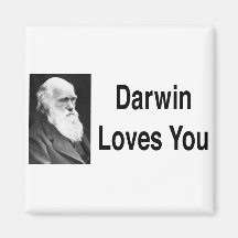 Darwin-Lieben Sie 2 Magnete