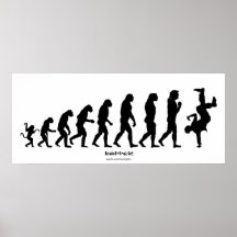 Darwinistische Evolution Rap "RAPPER" des Kunst-Pl