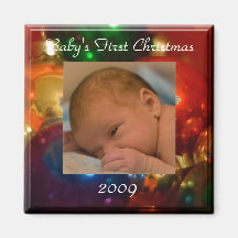 das 1. Weihnachten des Babys Magnete