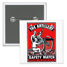 Das Artillerie-Sicherheits-Match Button