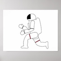 Das Astronauten-Plakat