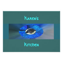 Das Auge des Pfaus Individuelle Einladungskarten