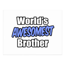 Das Awesomest der Welt Bruder Postkarten