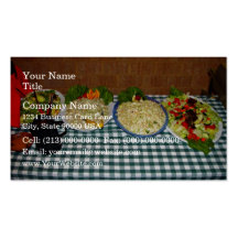 Das beste Salat-Bar Visitenkarten Vorlagen