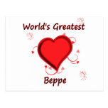 Das bestste beppe der Welt Postkarten
