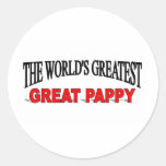 Das bestste große Pappy der Welt Sticker