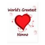 Das bestste nonno der Welt Postkarte