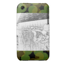 DAS BLACKBERRY-KASTEN DES JÄGERS iPhone 3 Case-Mate HÜLLE
