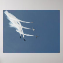 Das blaue Engels-Demonstrations-Team Posterdrucke