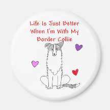 Das Border-Collie-Leben ist gerade besserer Magnet Magnete