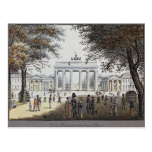 Das Brandenburger Tor, Berlin Postkarte