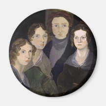 Das Brontës ~ wieder hergestellte Säulen-Porträt Magnete