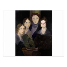 Das Brontës ~ wieder hergestellte Säulen-Porträt Postkarte