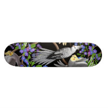 Das cockatiel-Skateboard Personalisiertes Skatedeck