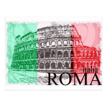 Das Colosseum Postkarte