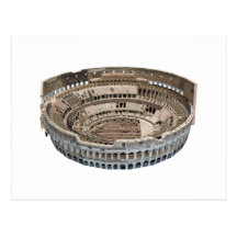Das Colosseum von Rom: Modell 3D: Postkarten