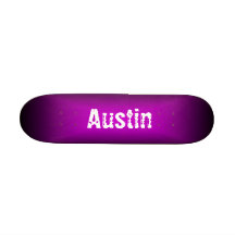 Das customizeable Skateboard addieren Ihren Namen Personalisiertes Skateboarddeck