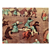 Das Die Spiel-Detail der Kinder durch Bruegel D. Ä Einladung