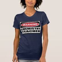 Das dunkle T-Shirt warnender CHEMIE-LEHRER Frauen