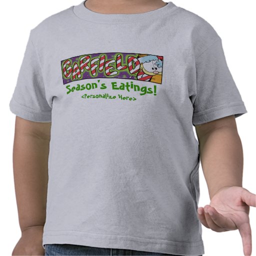 Das Eatings Jahreszeit Garfields Logobox das T-Shi