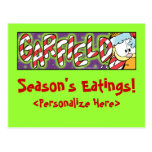 Das Eatings Jahreszeit Garfields Logobox Postkarte