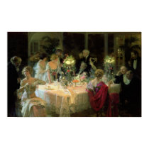 Das Ende von Dinner, 1913 poster