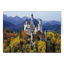 Das fantasievolle Neuschwanstein ist eins von drei Karten