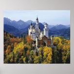 Das fantasievolle Neuschwanstein ist eins von drei Posterdrucke