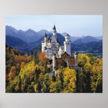 Das fantasievolle Neuschwanstein ist eins von drei Posterdrucke