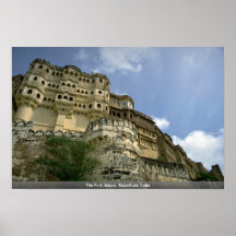 Das Fort, Jaipur, Rajasthan, Indien Poster