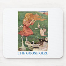 Das Gans-Mädchen Mousepads