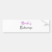 Das Gefolge der Braut Autosticker