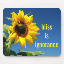 Das Geheimnis zum Glück ist komplette Ignoranz Mousepads