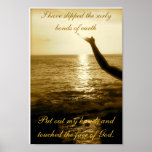 Das Gesicht des Gottes Posterdruck