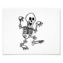 das glückliche skeleton Gehen übergibt herauf Hall Foto