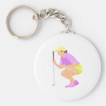 Das Golf der Frauen Schlüsselbänder