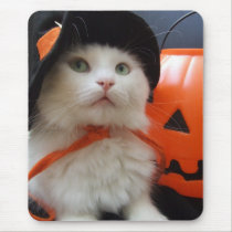 Das Halloween einer Katze mousepads