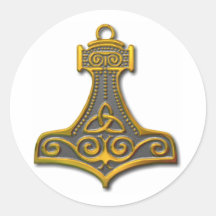 Das Hammer-Gold des Thors Aufkleber